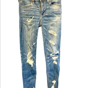 American Eagle super stretch jeans. Size 0